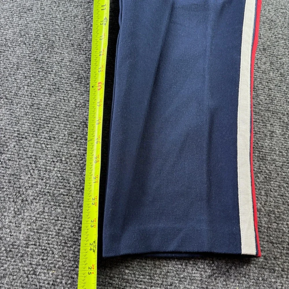 Tommy Jeans Trousers Womens 28 Navy Blue Side Stripe NWT Sporty Casual Pants